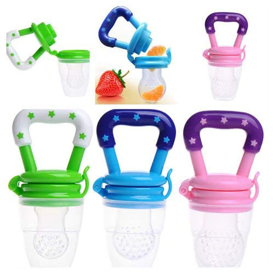 Chupeta de introdução alimentar em silicone